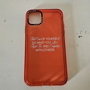 Casetify Vibrant Orange IPhone 11 Pro Max Case